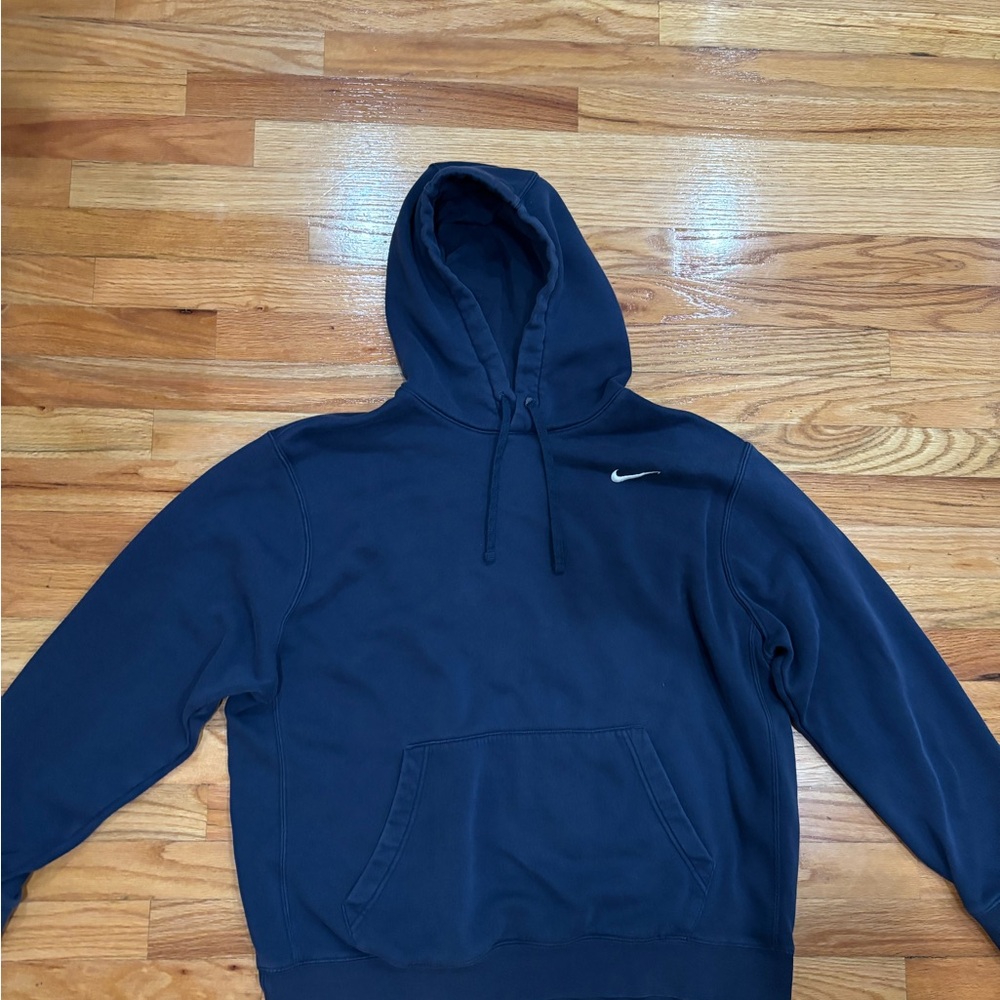 Nike Men's Dark Blue Hoodie